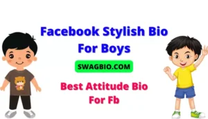 Facebook Stylish Bio For Boys