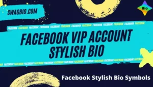 Facebook Stylish Bio Symbols