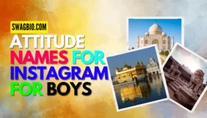 Attitude Names For Instagram For Boys