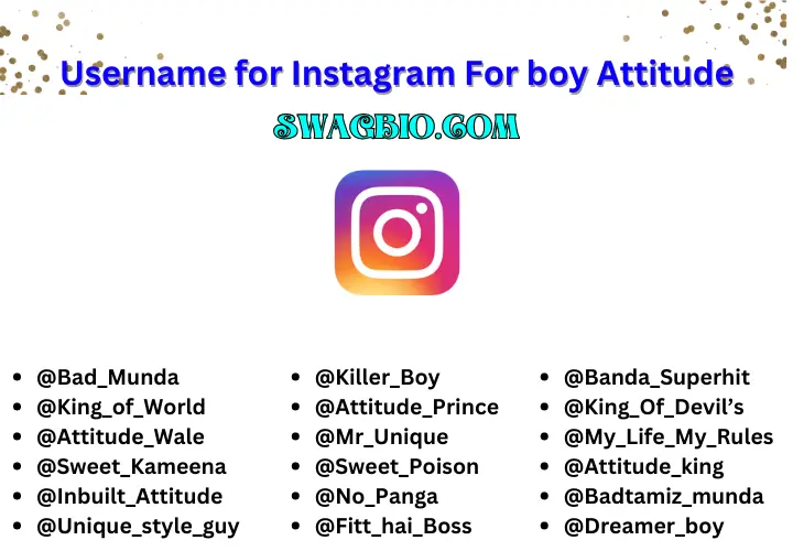 @Bad_Munda–Username for Instagram For boy Attitude