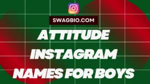 Attitude Instagram Names for Boys: Unleashing Your Inner Swagger