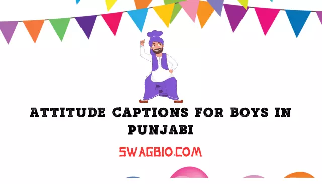 Attitude Captions For Boys in Punjabi